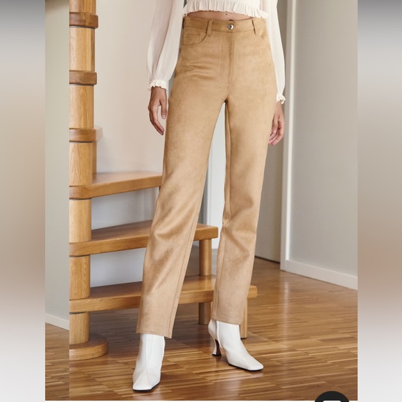 NEW! Wilfred Melina SUEDE pant black size 2 - Picture 7 of 8